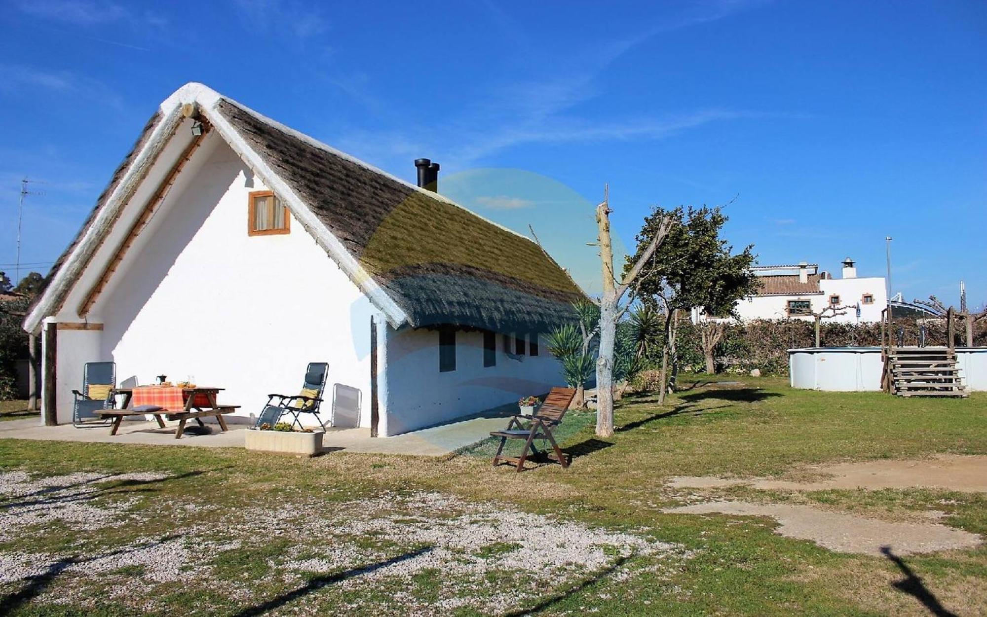 Willa Barraca Tipica Del Delta, Con Piscina, Jardin Y Barbacoa - Deltavacaciones Sant Jaume d'Enveja Zewnętrze zdjęcie